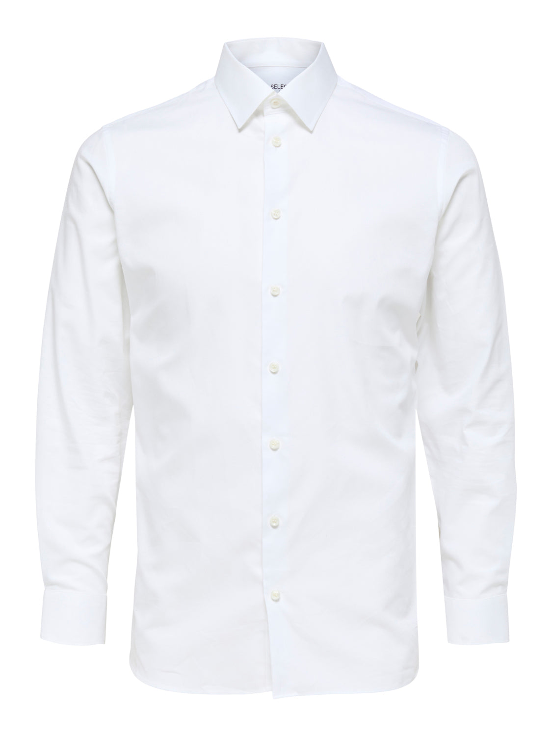SLHSLIMETHAN Shirts - Bright White
